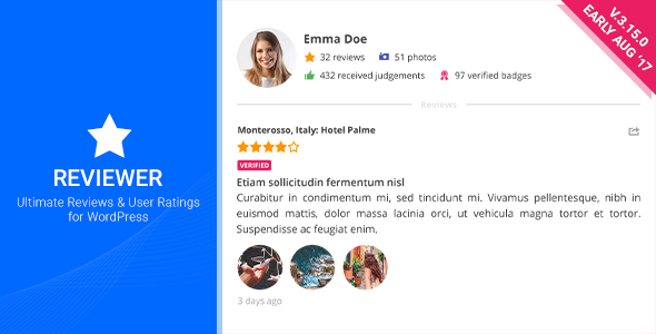 Reviewer WordPress Plugin - CodeCanyon Item for Sale