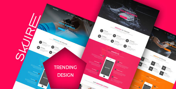 Skuire - Responsive & Multi-Purpose HTML5 Template