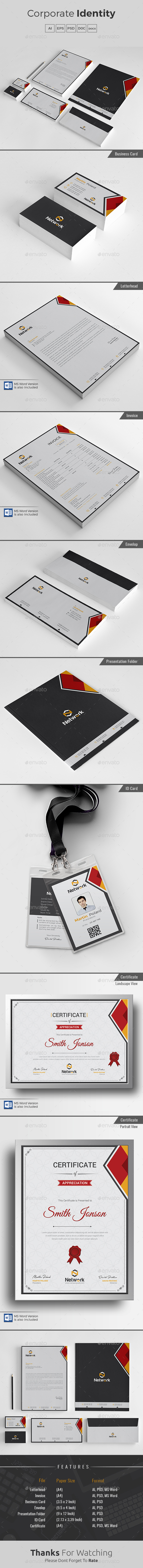 Corporate Identity - Stationery Print Templates