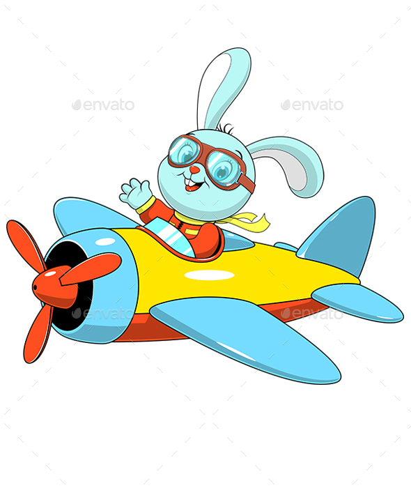 Bunny Pilot - Animals Characters