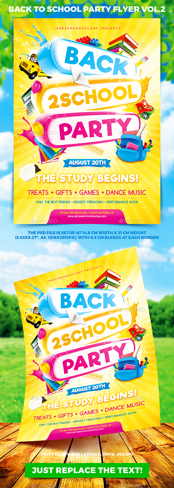 Back to School Party Flyer vol.2 - Miscellaneous Events