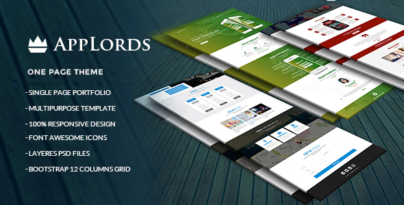 AppLords_One Page Multipurpose - ThemeForest 20462167