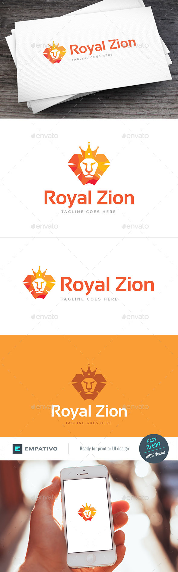 Royal Zion Logo Template - Animals Logo Templates