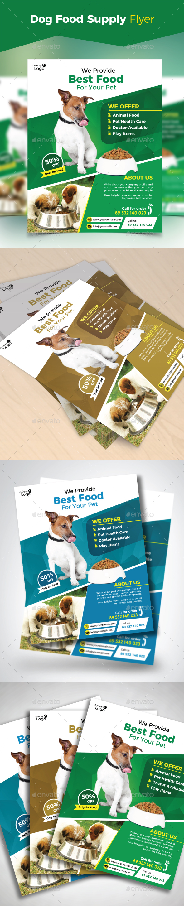 Dog Food Supply Flyer