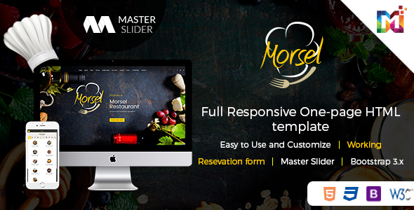 Morsel - Restaurant - ThemeForest 20319330