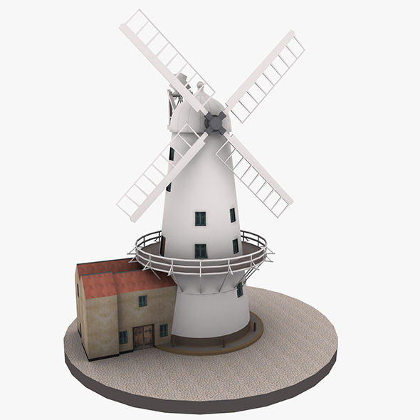Llancayo Windmill Usk - 3Docean 20462567