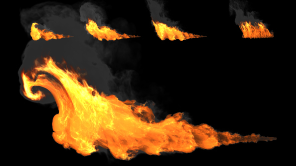 Fire Flamethrower Long