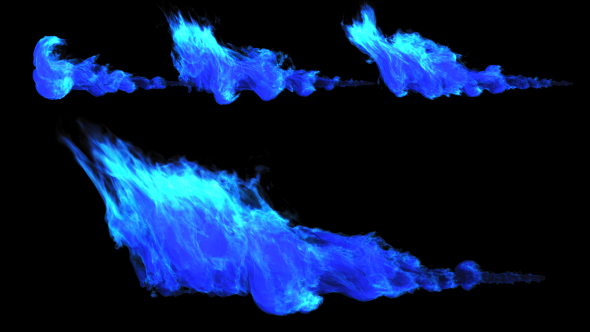 Fire Blue Flamethrower