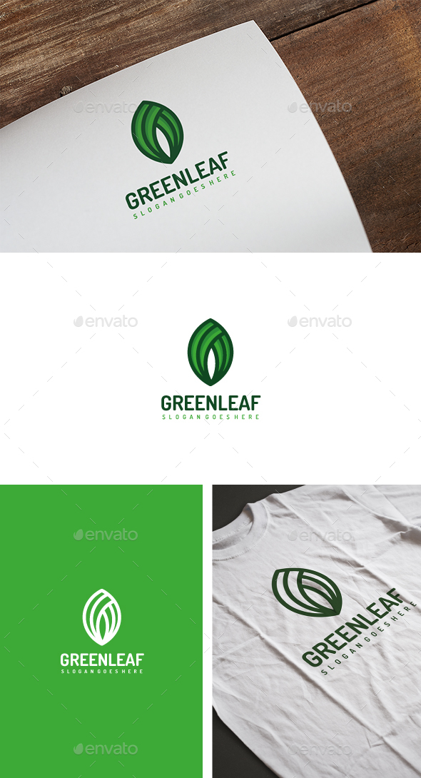Green Leaf Logo - Nature Logo Templates