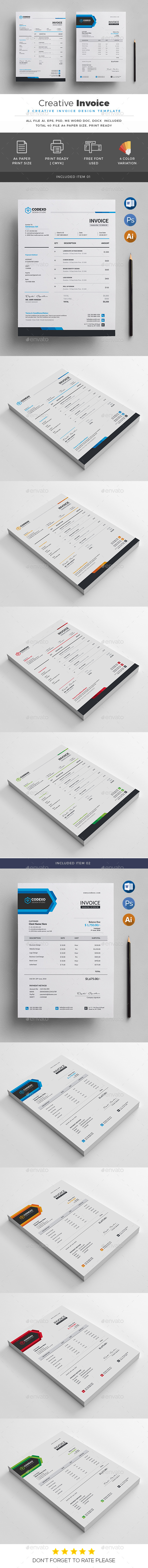 Invoice - Stationery Print Templates