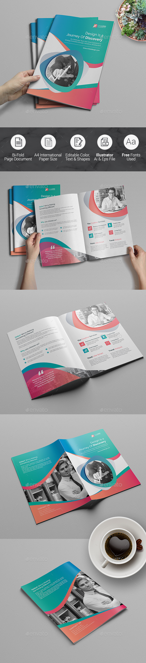 Bi fold Multipurpose Brochure - Corporate Brochures