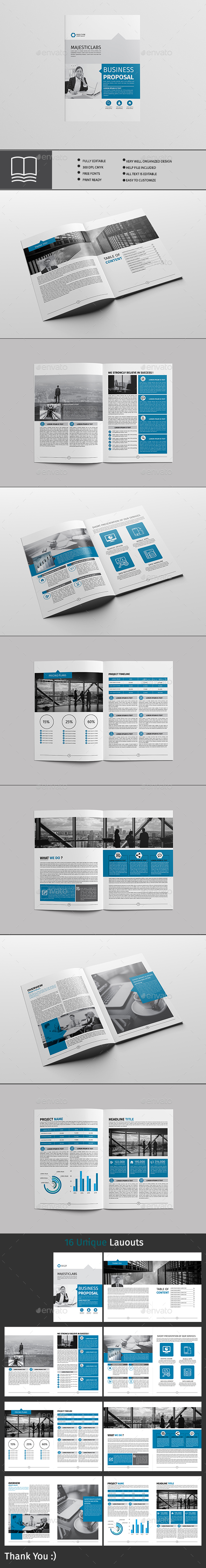 Brochure 16 Page - Brochures Print Templates