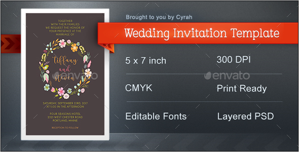 Wedding Invitation Template