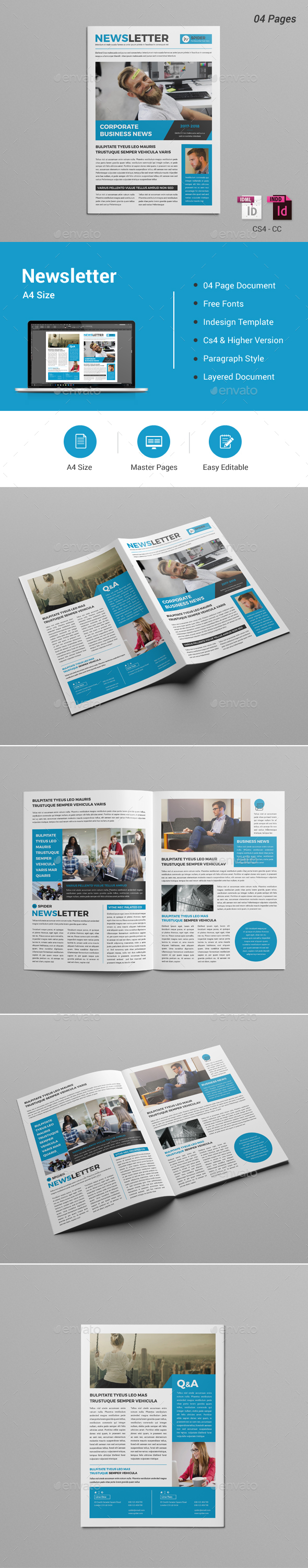 Newsletter - Newsletters Print Templates