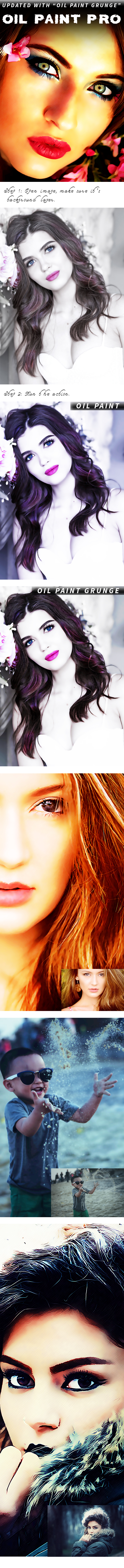Oil Paint Pro Photoshop Action - Photo Effects Actions