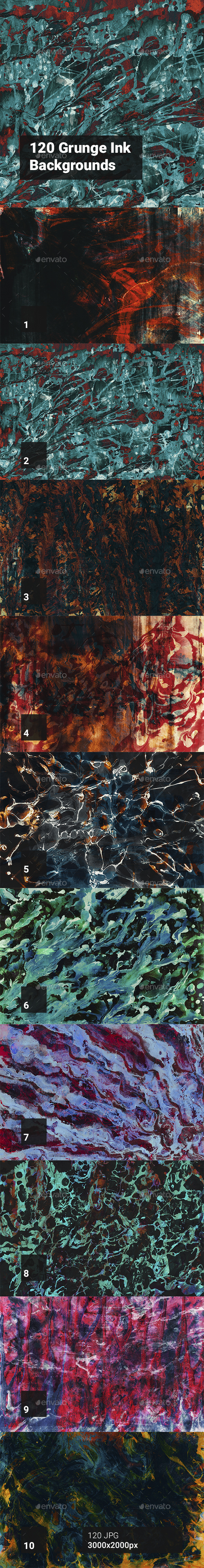 GraphicRiver 120 Grunge Ink Backgrounds 20466633 GraphicRiver 120 Grunge Ink Backgrounds 20466633