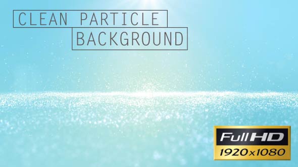 Clean Soft Particle Background