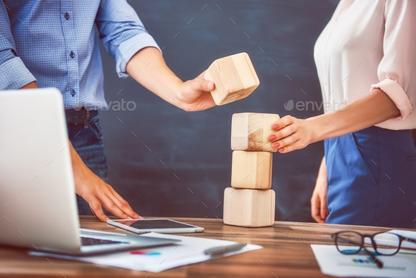 business persons plan a project - Stock Photo - Images