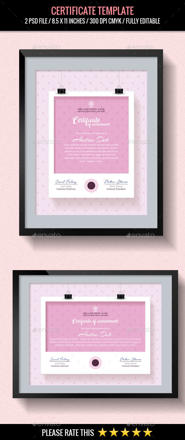 Multipurpose Certificates Template - Certificates Stationery