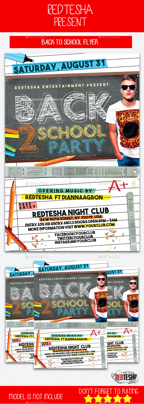 Back to School - Events Flyers