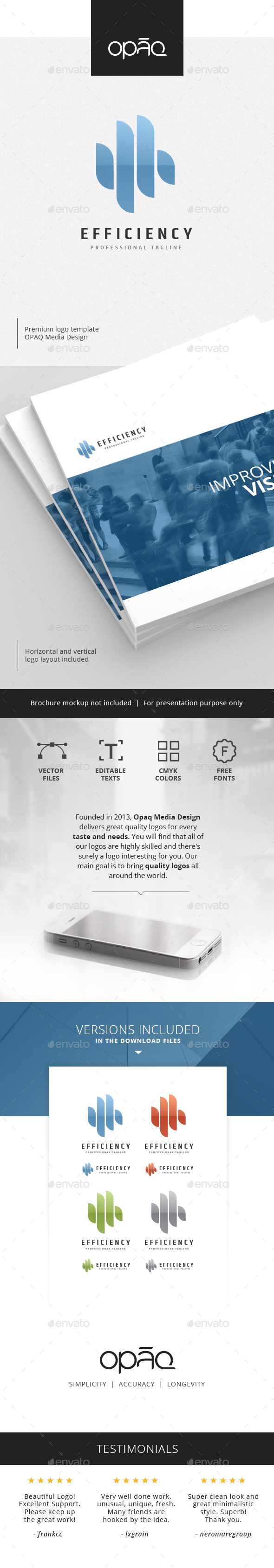 Capital Efficiency Investment Logo - Abstract Logo Templates