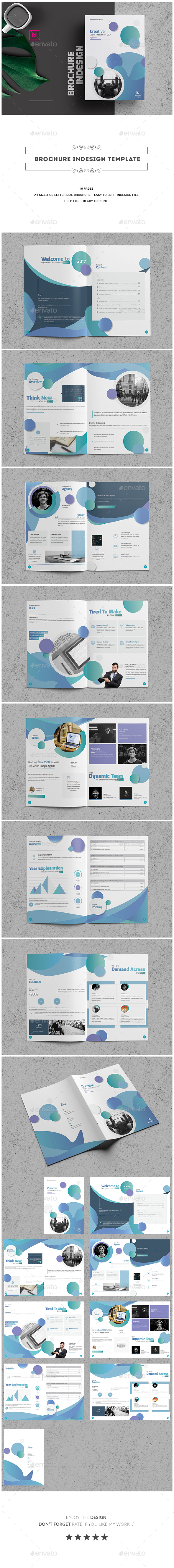 Brochure Indesign Template - Corporate Brochures