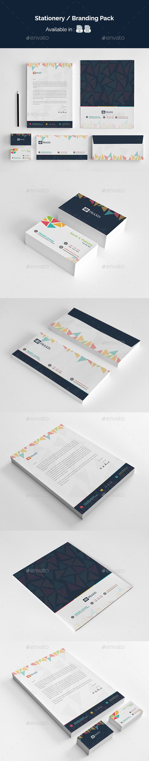 Stationery / Branding Pack - Stationery Print Templates