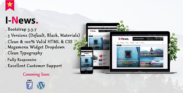 ThemeForest I-News Bootstrap Responsive HTML News & Magazine Blog Template 20318846 ThemeForest I-News Bootstrap Responsive HTML News & Magazine Blog Template 20318846