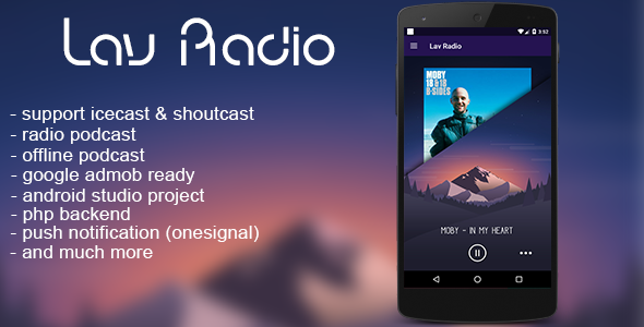 CodeCanyon Lav Radio single station android 20469705 CodeCanyon Lav Radio single station android 20469705
