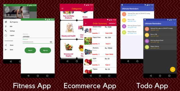 CodeCanyon Fitness App & Todo App & Ecommerce App 20470394 CodeCanyon Fitness App & Todo App & Ecommerce App 20470394