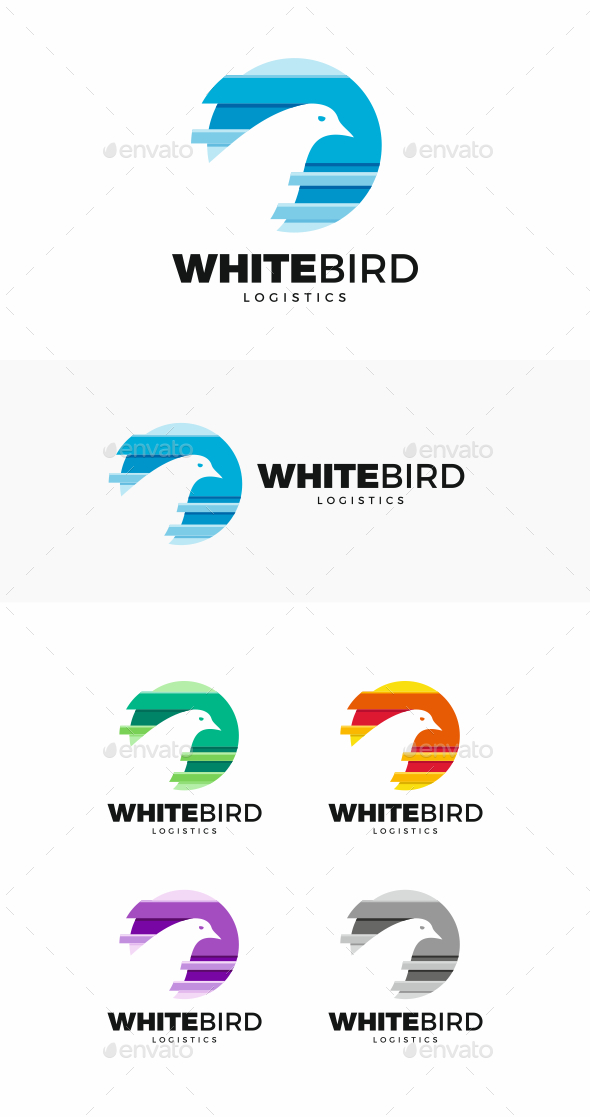 GraphicRiver White Bird Logo 20470427