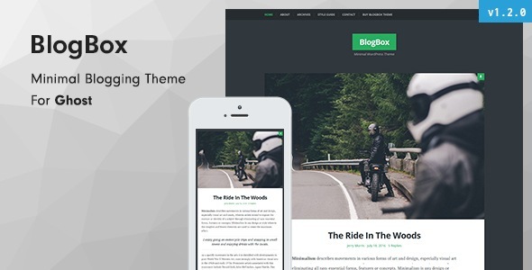 BlogBox - Minimal and Bold Ghost Theme - Ghost Themes Blogging