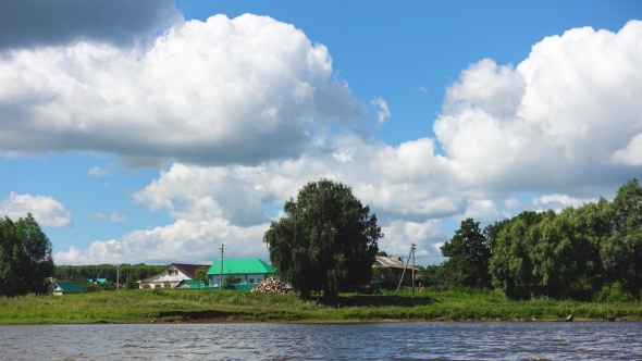 Country Houses and Clouds