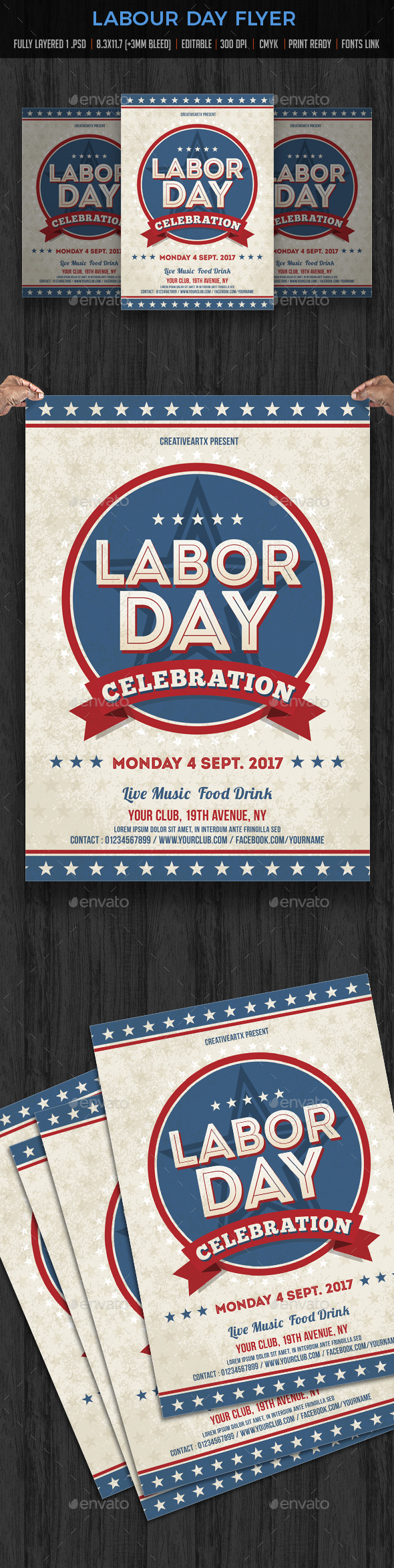 Labor Day Flyer - Events Flyers