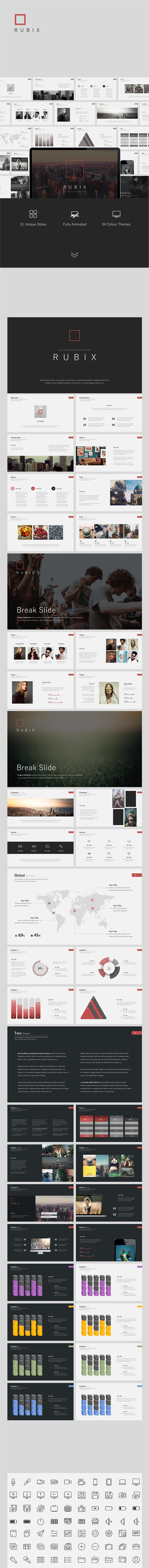 Rubix Powerpoint Template - Business PowerPoint Templates