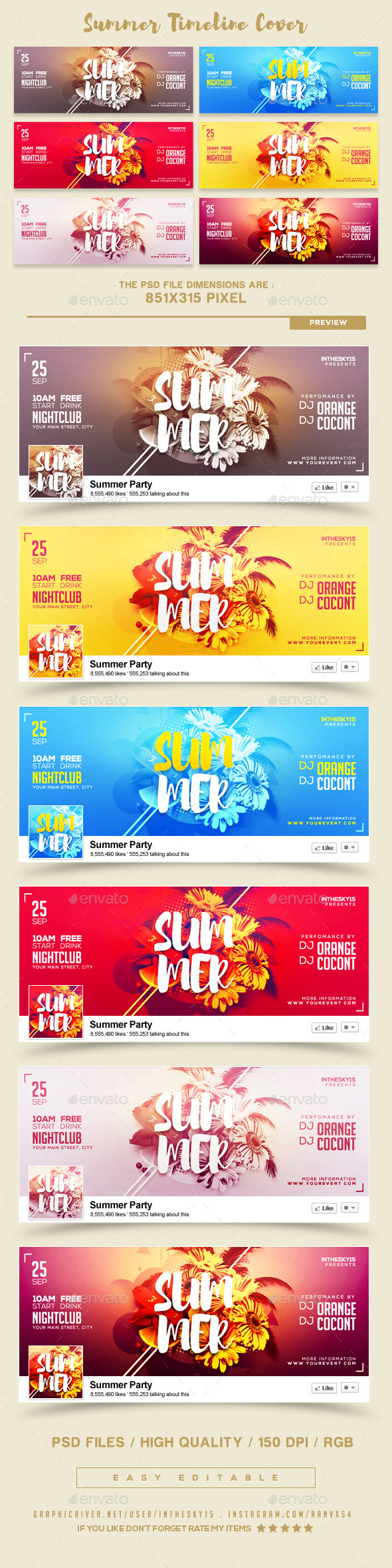 Summer FB Timeline Covers - Facebook Timeline Covers Social Media
