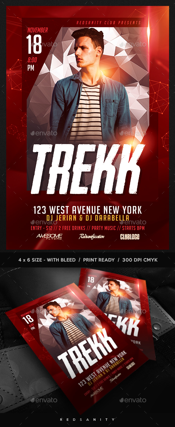 Guest DJ Flyer - Clubs & Parties Events
