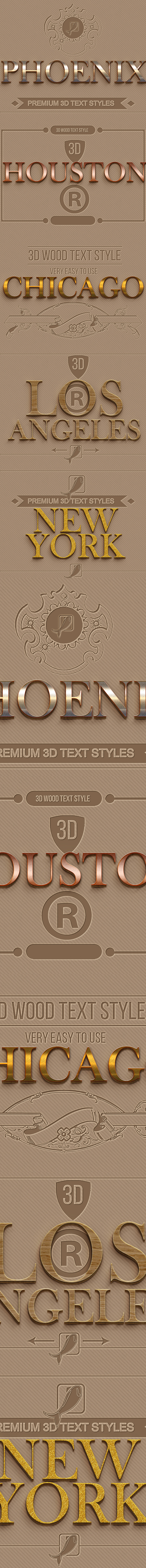 10 3D Text Styles D_12