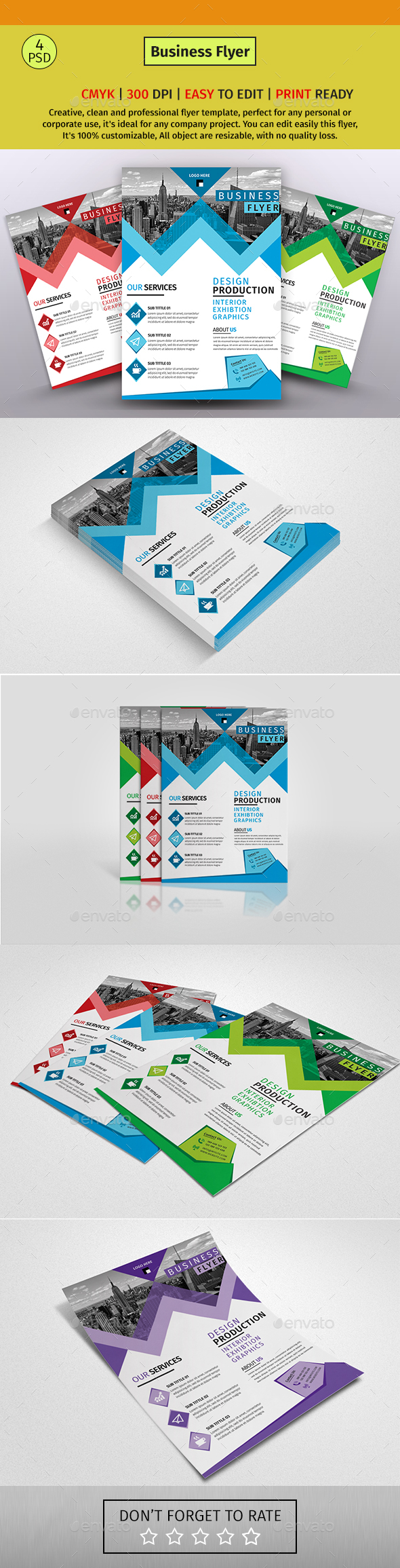 A4 Corporate Business Flyer #140 - Corporate Flyers