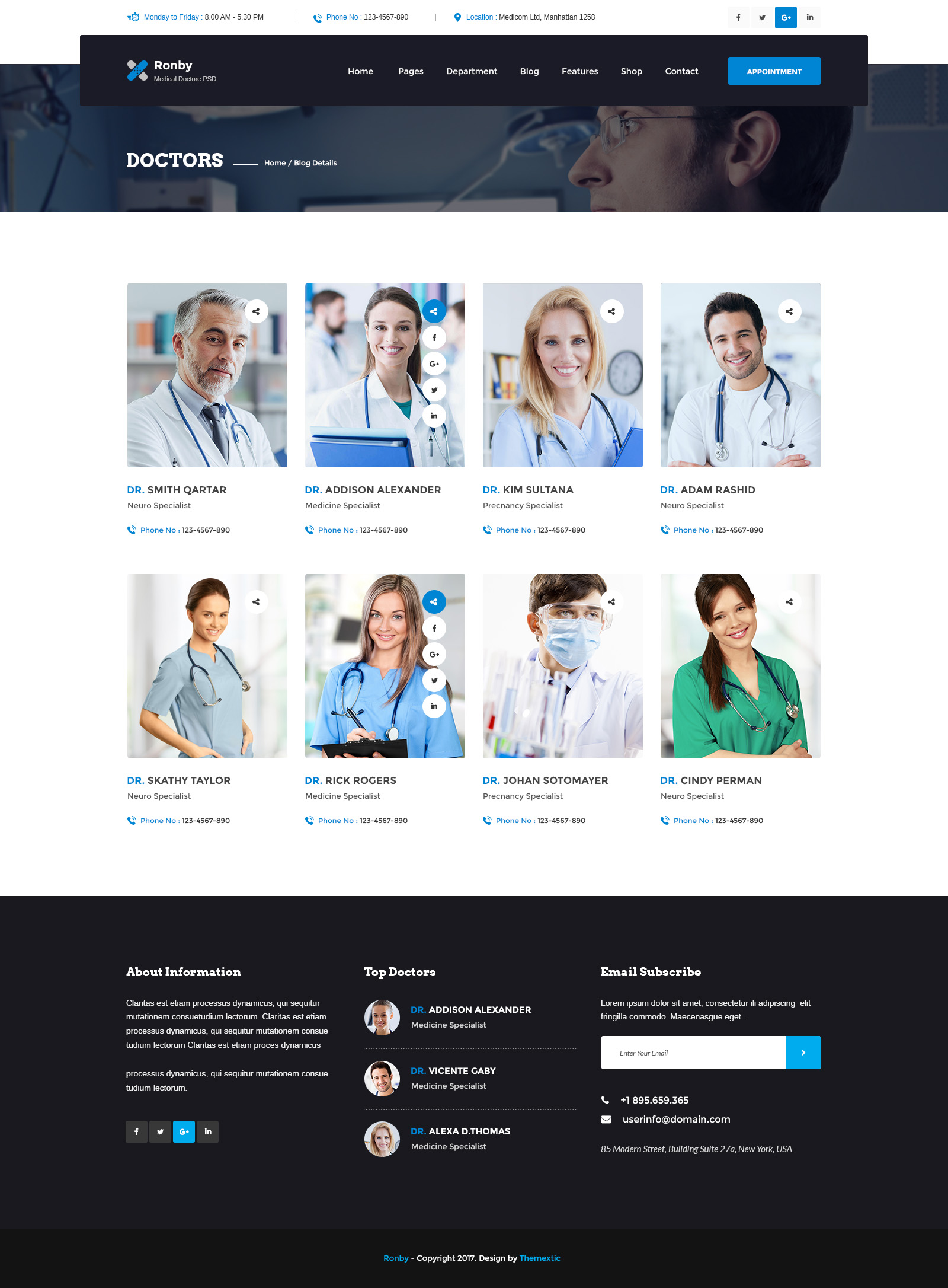 Ronby - Multi-Purpose PSD Template by themextic | ThemeForest