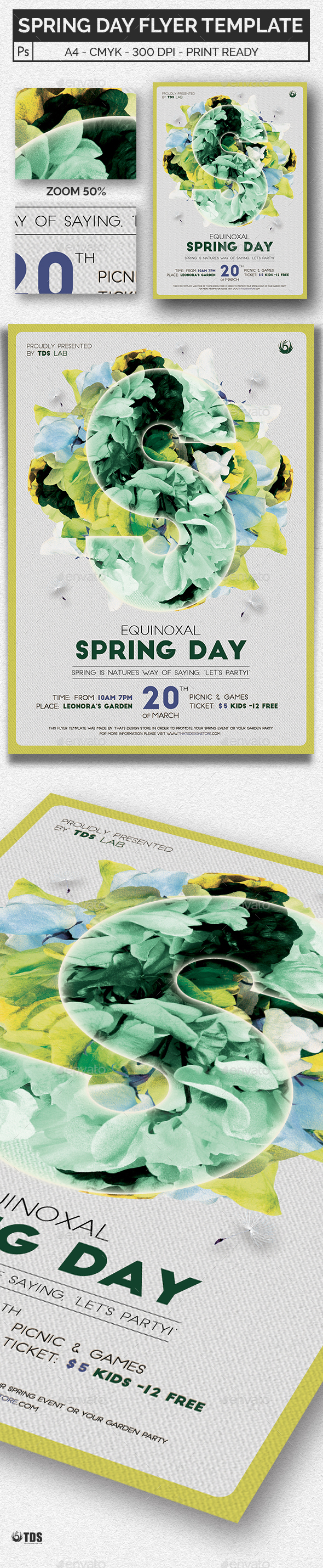 Spring Day Flyer Template