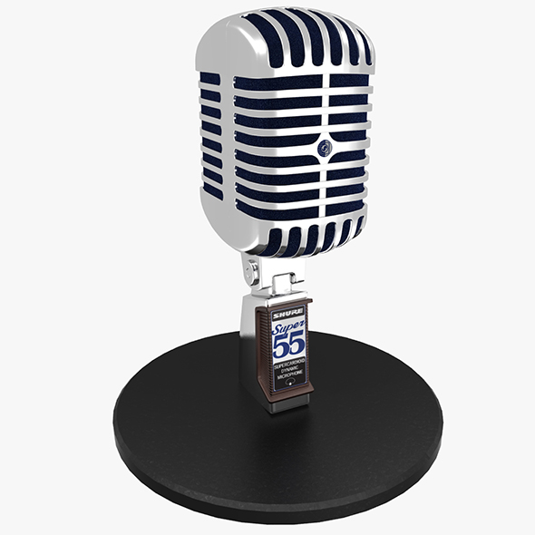 Vintage Microphone - 3Docean 20475056
