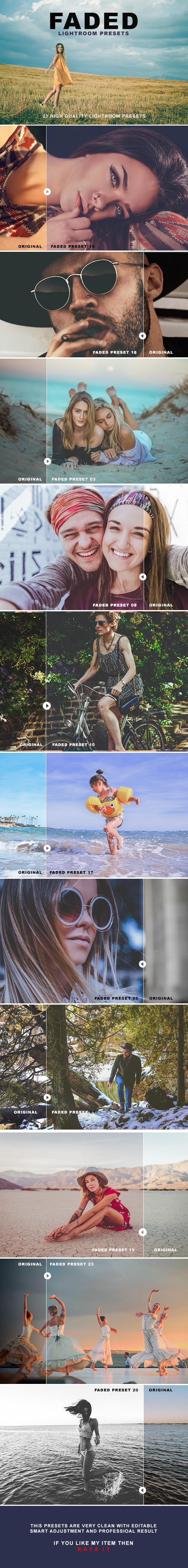 Faded Lightroom Presets - Lightroom Presets Add-ons