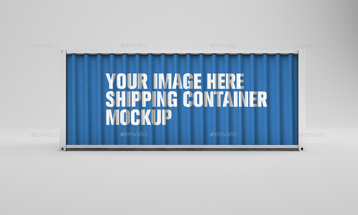 Download Shipping Container Mockup by Brahmia | GraphicRiver