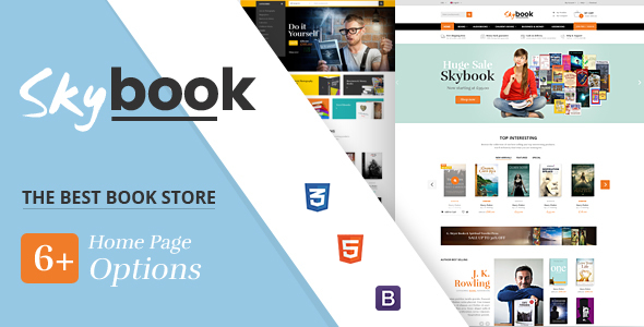 Skybook - Book Shop eCommerce Template - Shopping Retail