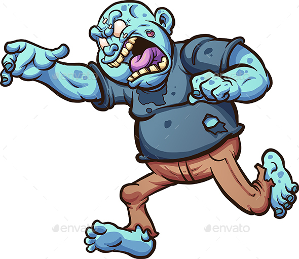 Cartoon Zombie - Monsters Characters