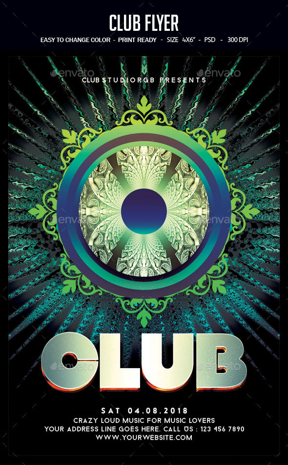 Club Flyer - Clubs & Parties Events