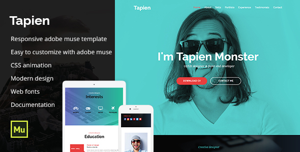 Tapien - CV - ThemeForest 20479914