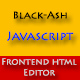 BLACK-ASH – JavaScript Front-end HTML Editor