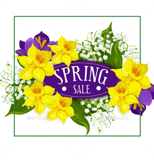 GraphicRiver Spring Holiday Sale Vector Poster Flowers Bouquet 20482210 GraphicRiver Spring Holiday Sale Vector Poster Flowers Bouquet 20482210